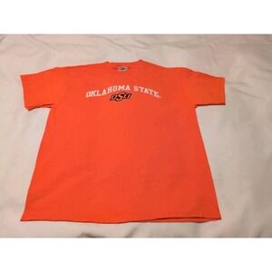 Oklahoma State  Orange Short Sleeve T-Shirt Size Large